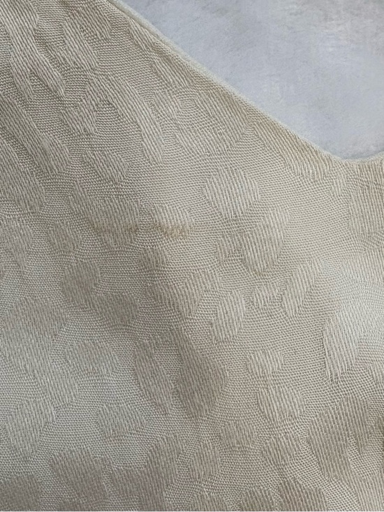 NWT ALTAR’D STATE Cream Cheetah Textured Mini Dress Boho Racerback Women’s Large - Picture 7 of 9